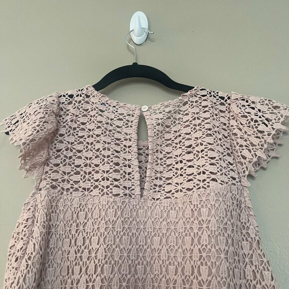 She + Sky Pink Knit Dress, GUC,  Small - Picture 7 of 9